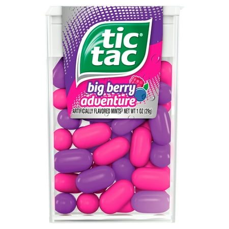 Tic Tac Fresh Breath Mints Big Berry Adventure Hard Candy Mints  1 Oz