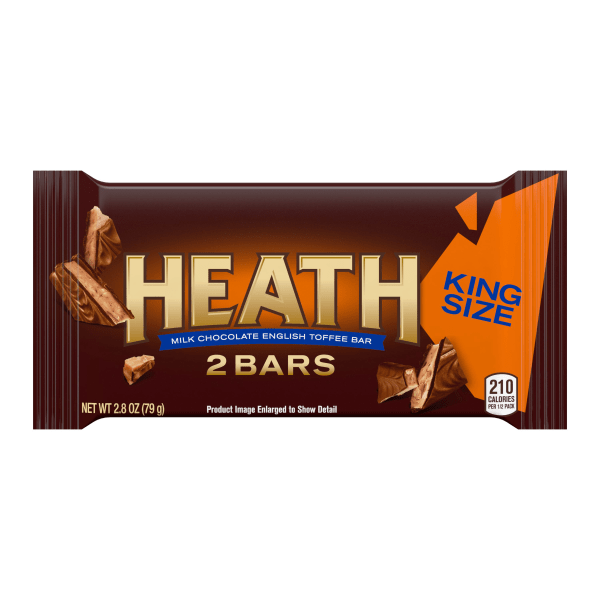 Heath King Size Milk Chocolate English Toffee Bar, 2.8 oz