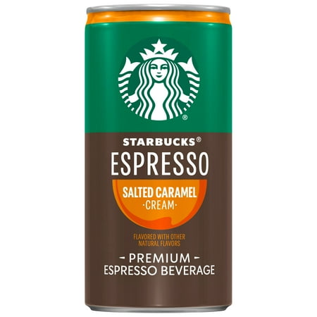 Starbucks Double Shot Espresso Salted Caramel Cream 6.5oz Can