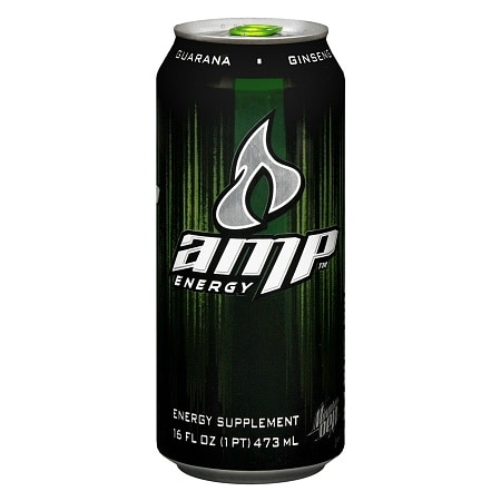 Mountain Dew Amp Energy Drink Original 16oz Can