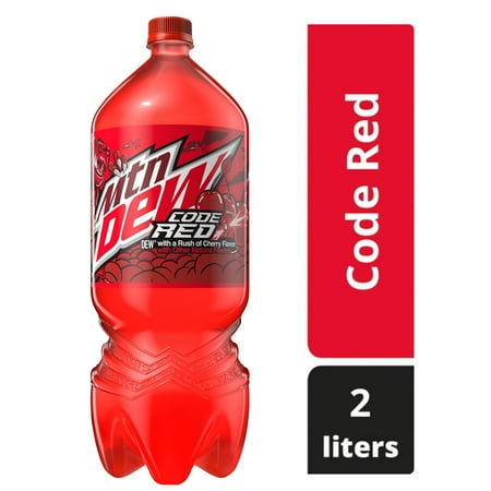Mountain Dew Code Red Rush Of Cherry 2L