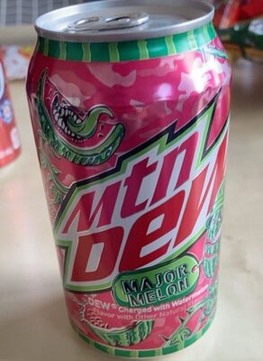 Mountain Dew Major Melon 12oz Can