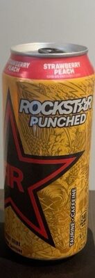 Rockstar Punched Strawberry Peach16Oz