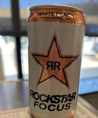 Rockstar Focus White Peach 12oz