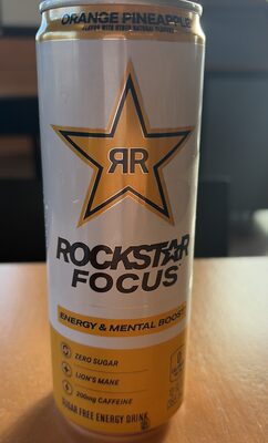Rockstar Focus Orange Pineapple 12oz