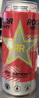 Rockstar Recovery Strawberry Lemonade 16oz
