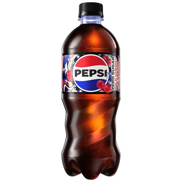 Pepsi Wild Cherry & Cream Zero Sugar 20oz