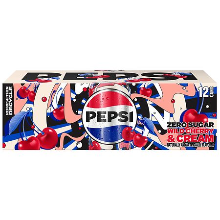 Pepsi Cherry Cream 12pk 12oz Cans