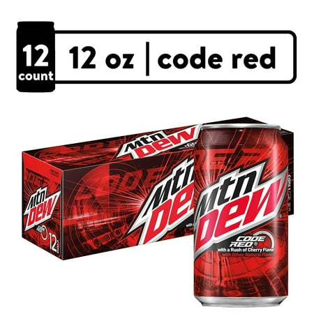 Mountain Dew Code Red 12pk 12oz Cans