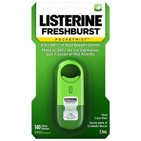 Listerine Freshburst Pocketmist Fresh Breath Spray Mist  7.7 mL