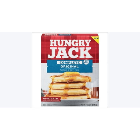 Hungry Jack Original Complete Buttermilk Pancake And Waffle Mix  Just Add Water  16oz Box