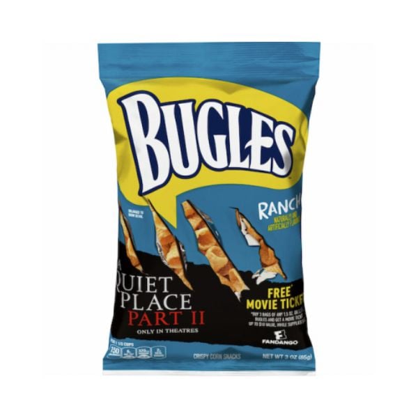 Bugles Ranch Crispy Corn Snacks