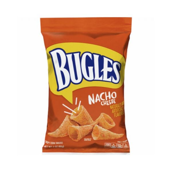 Bugles Nacho Cheese Crispy Corn Snacks