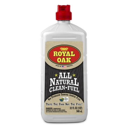 Royal Oak All Natural Lighter Fluid  Non Petroleum Lighter Fluid  32 oz