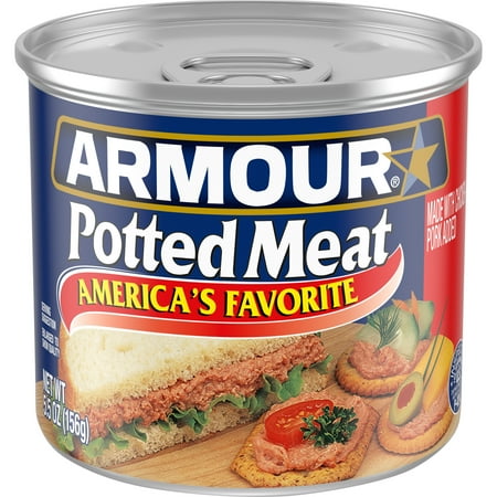 POTTED MEAT MADE WITH CHICKEN-PORK ADDED, CHICKEN-PORK