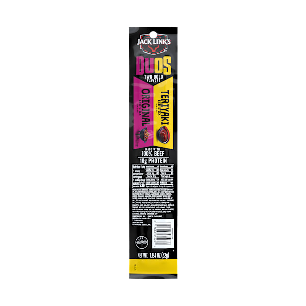 81633531 Original & Teriyaki Duos Beef Sticks - 1.84 oz