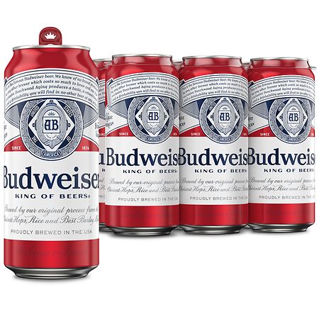 Budweiser Lager Beer - 6pk/16 fl oz Cans