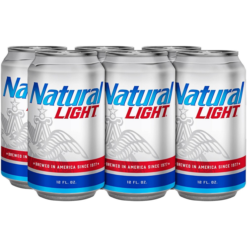 Natural Light Beer - 6pk/16 fl oz Cans