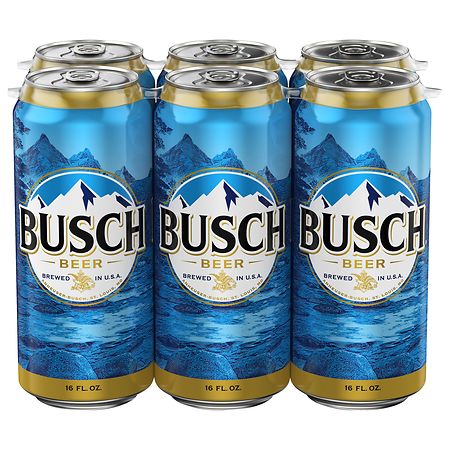 Busch Beer - 6pk/16 fl oz Cans