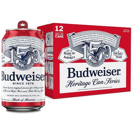 Budweiser Beer - 12pk / 12oz Cans