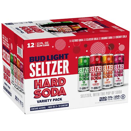 Bud Light Seltzer, Hard Soda Variety Pack - 12.0 fl oz x 12 pack