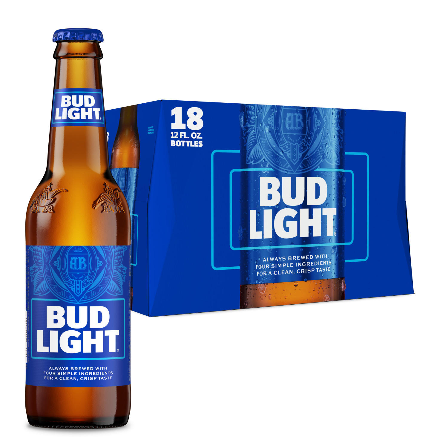 Bud Light Beer - 18pk/12 fl oz Bottles