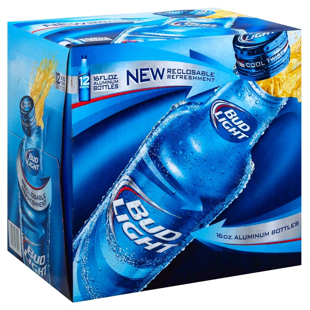 Bud Light Beer - 12pk / 16oz Aluminum Bottles