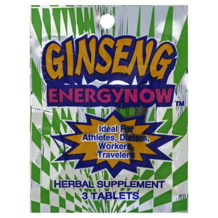Energy Now - GINSENG ENERGY NOW MINI PACK 3 TABLETS