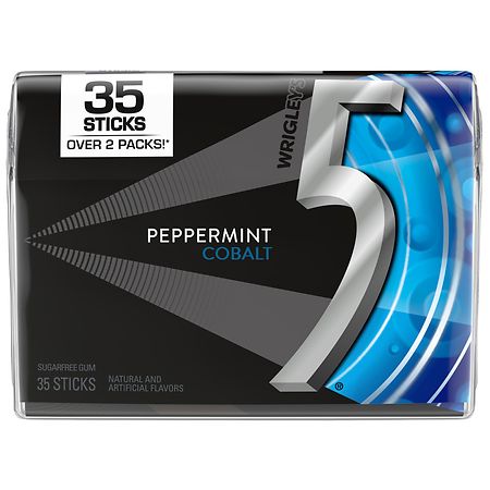 PEPPERMINT COBALT SUGARFREE GUM, PEPPERMINT