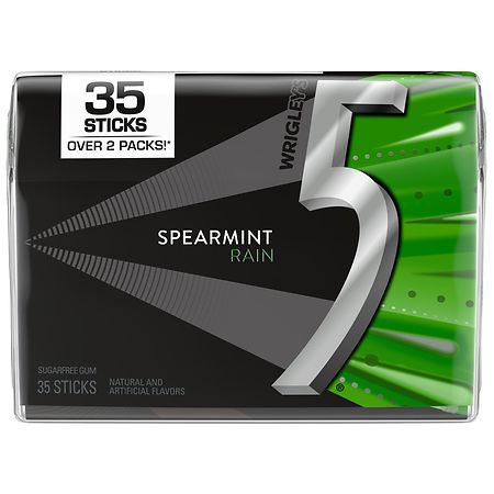 SPEARMINT RAIN SUGARFREE GUM, SPEARMINT RAIN
