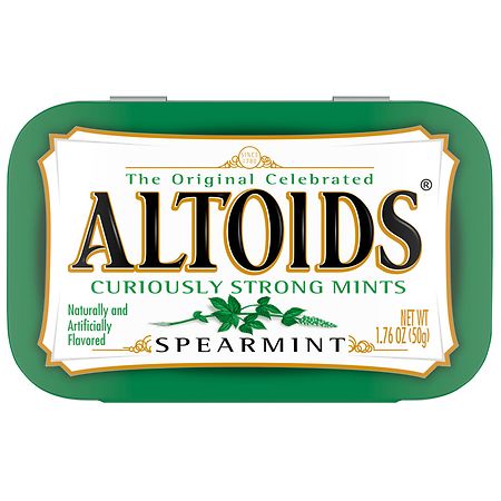 Altoids Spearmint Sugar Free Breath Mints  Single Pack - 1.76 oz