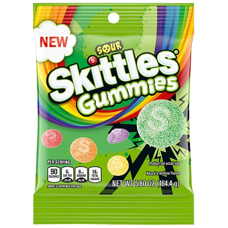 Skittles Sour Gummies Candy - 5.8oz