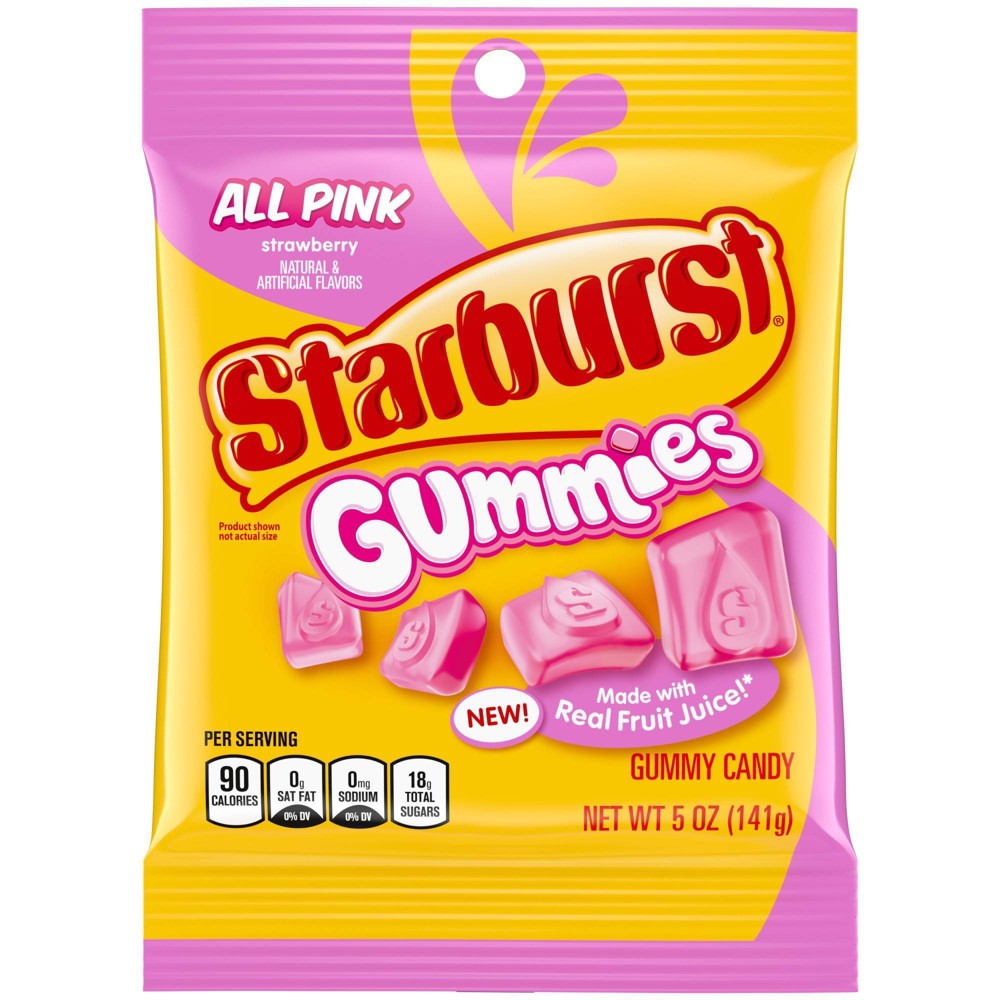 Starburst Gummies All Pink Gummy Candy - 5oz