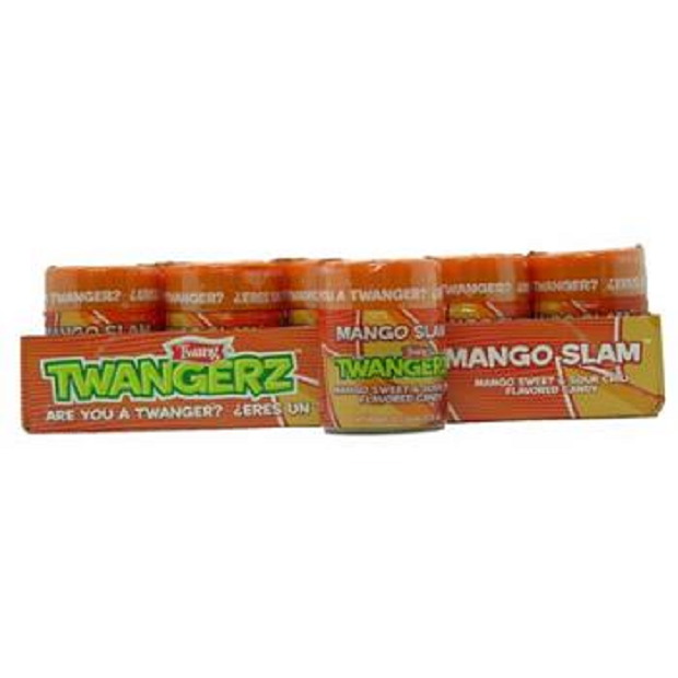 TWANG TWANGERZ MANGO CHILE - Bottle 1.15 oz each ( 10 in a Pack )