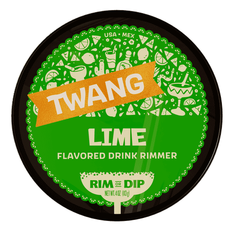 Twang Lime Flavored Drink Rimmer Salt  4 oz