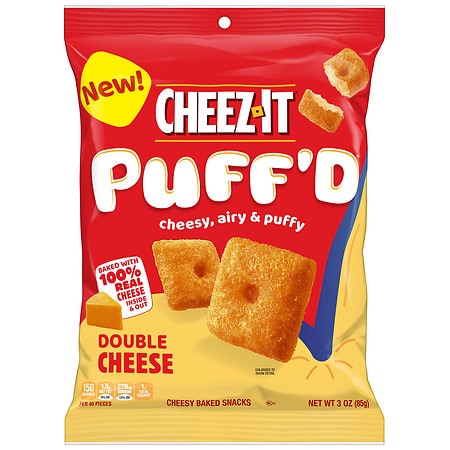 Cheez-It Puff d Double Cheese Cheesy Baked Snacks  3 oz