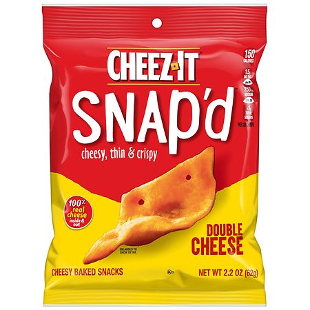 DOUBLE CHEESE CHEESY, THIN & CRISPY BAKED SNACKS, DOUBLE CHEESE