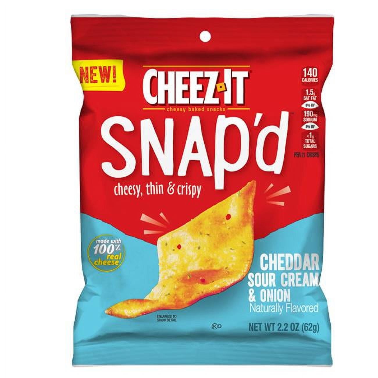 CHEDDAR SOUR CREAM & ONION CHEESY BAKED SNACKS
