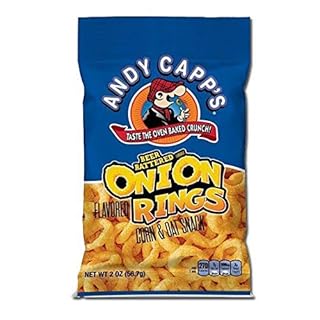 Andy Capp's Beer Battered Onion Rings Baked Oat and Corn Snacks, 2 oz (B08KT8FPFJ)
