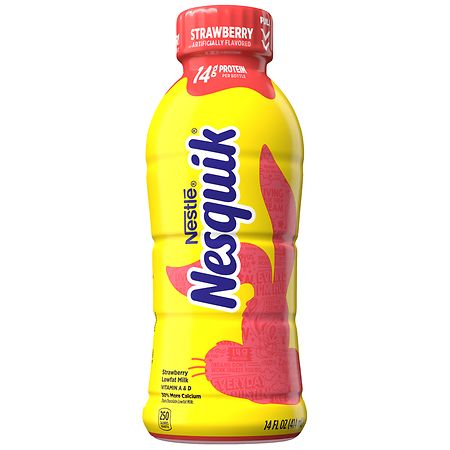 Nestle Nesquik Strawberry 14g Protein 14oz