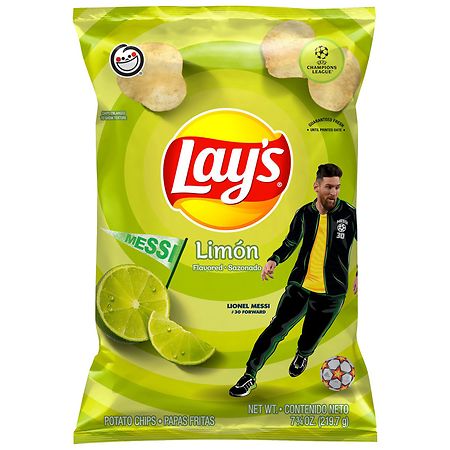 Lay's Limón Flavored Potato Chips - 7.75oz