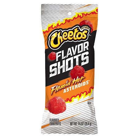 Cheetos Flavor Shots Flamin Hot Asteroids Puffed Snacks - 1.25oz