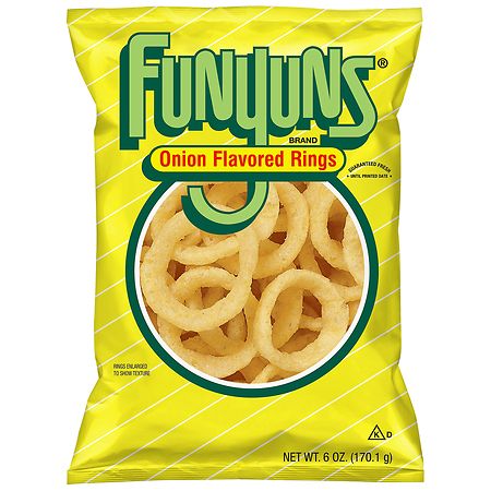 Funyuns Onion Flavored Rings Snacks 6 Ounces Bag