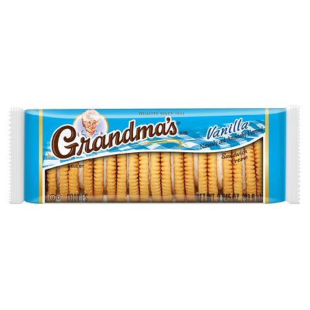 Grandma's Sandwich Cremes Cookies Vanilla - 3.25 oz
