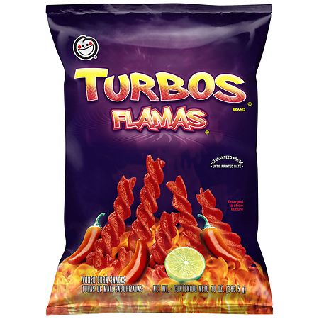 Sabritas Turbos Flamas Snacks - 10oz