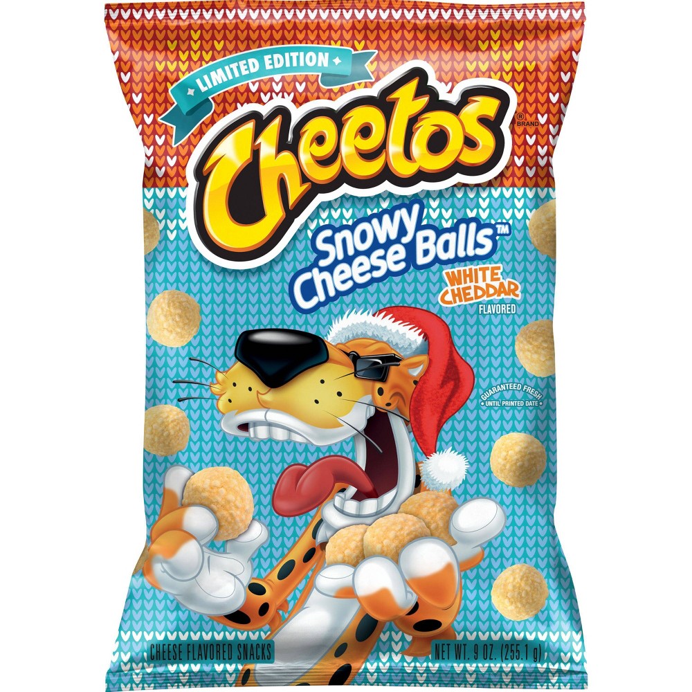 XL Cheetos Snowy Cheese Balls White Cheddar- 9oz