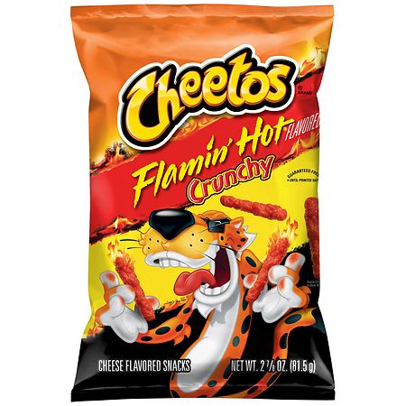 Cheetos Crunchy Flamin' Hot Cheese Flavored Snacks - 2.875oz