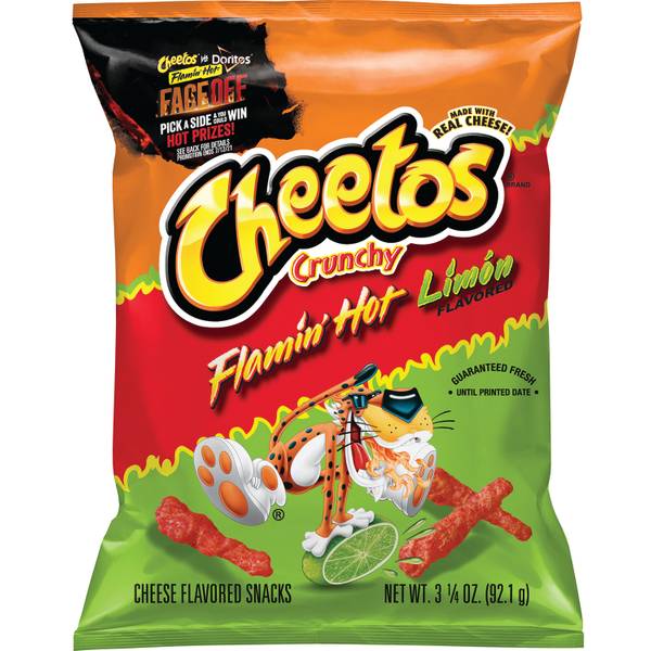Cheetos 3.25 oz Flamin Hot Limon