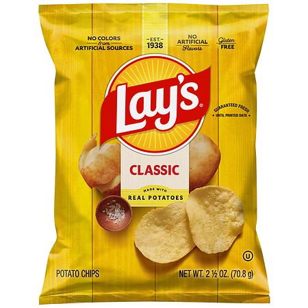 Lay's Classic Potato Chips - 2.5oz