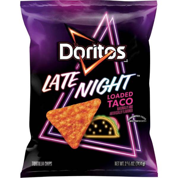 Doritos 2.65 oz Late Night Loaded Taco Tortilla Chips